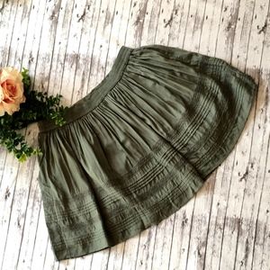 Rubbish Olive Green Juniors Skirt